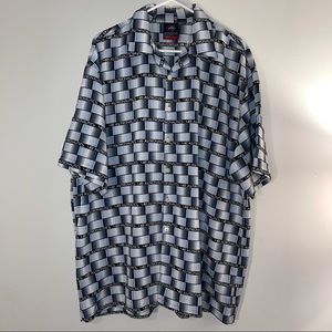 Vintage Astronautics New Age By 48Hrs Button Down Shirt